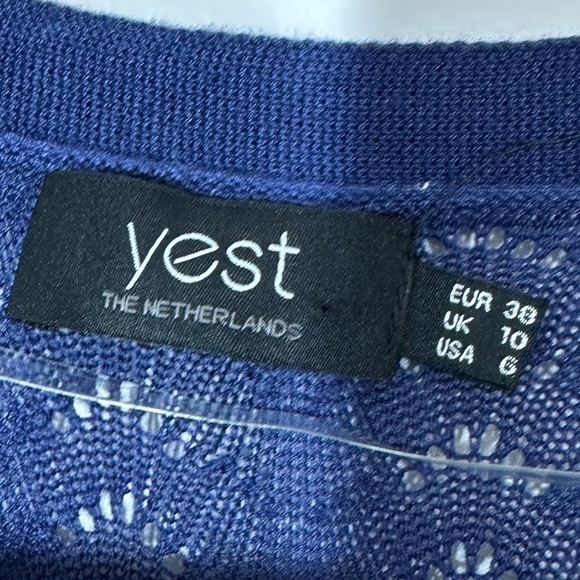 YEST Long Striped Indy  Noe Cardigan Size XS - Picture 5 of 7